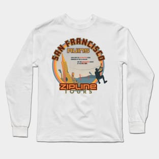 San Francisco Zipline Tours Long Sleeve T-Shirt